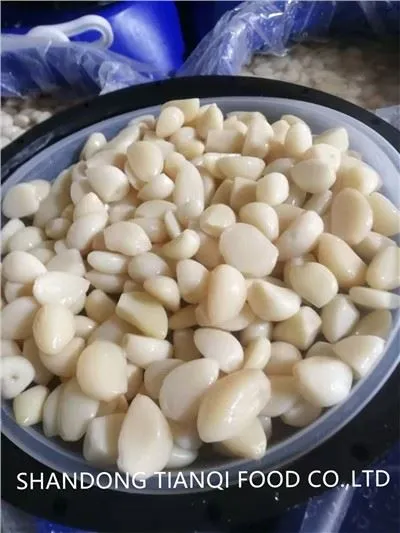 Ail salé en saumure